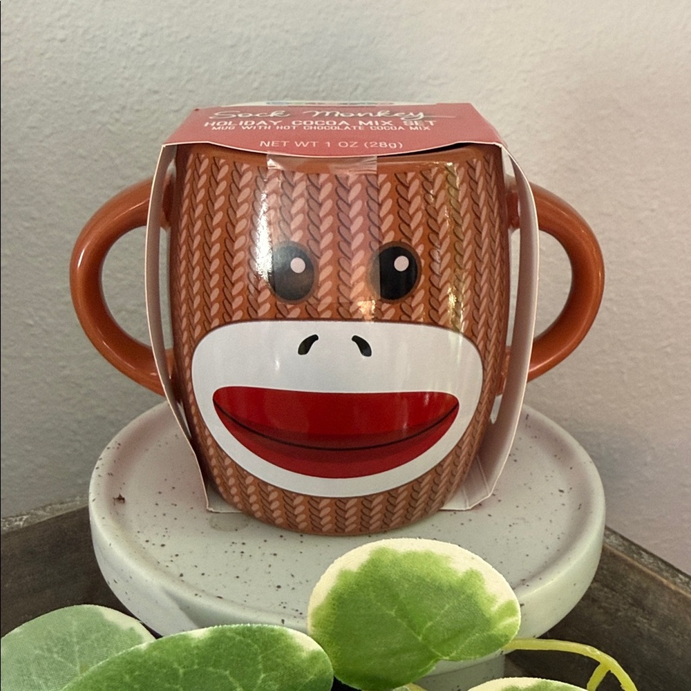 Sock Monkey Holiday Cocoa Mix Set